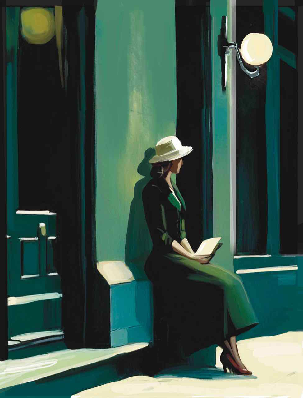 Woman with a hat